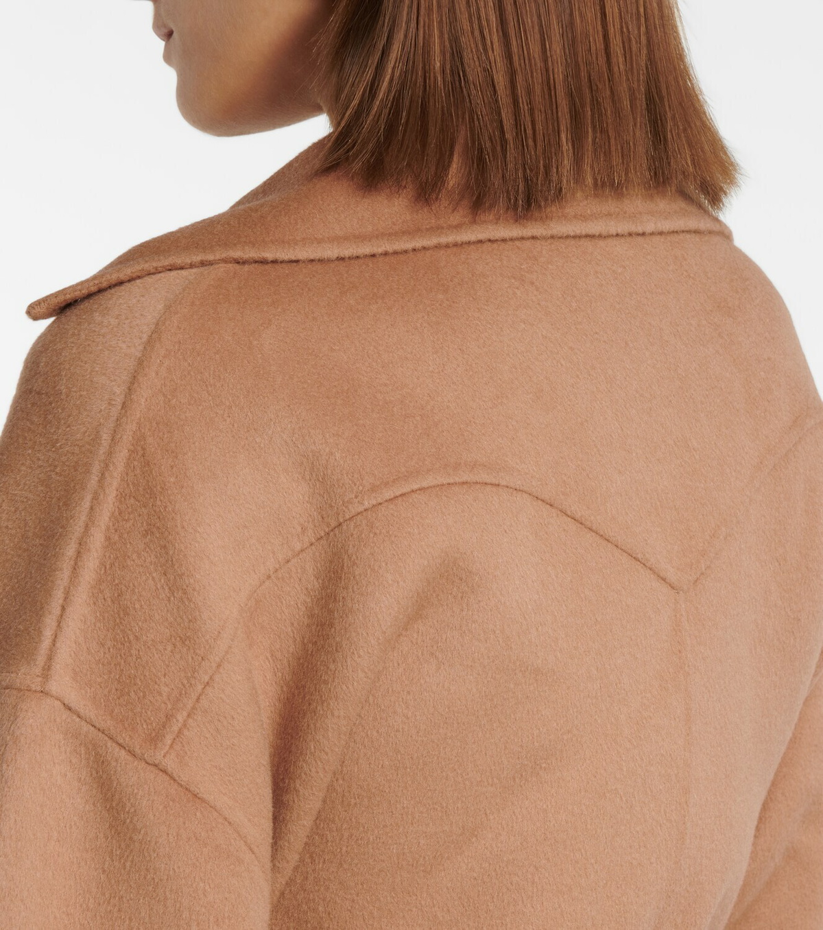 Nanushka - Alamo wool and silk coat Nanushka