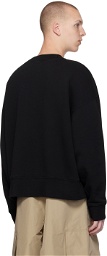 Palm Angels Black Sketchy Sweatshirt