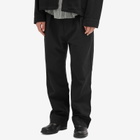 MHL by Margaret Howell Men's Adjustable Pleated Trousers in Off Black