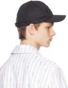 Ferragamo Black Gancini Baseball Cap