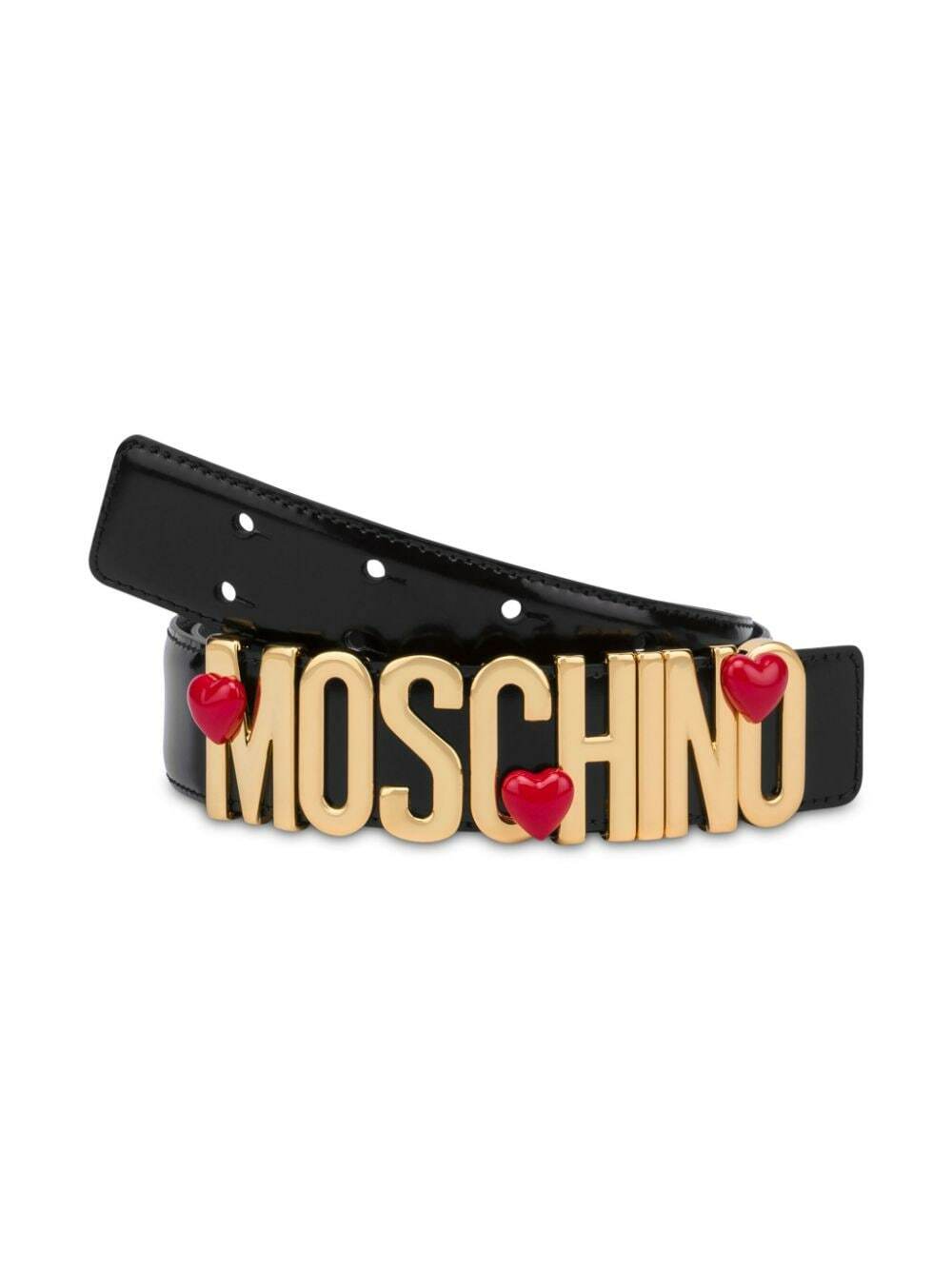 Moschino M Logo Patent Belt main image 1