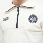 Adidas Men's SPZL Bellshill Half Zip Top in Off White