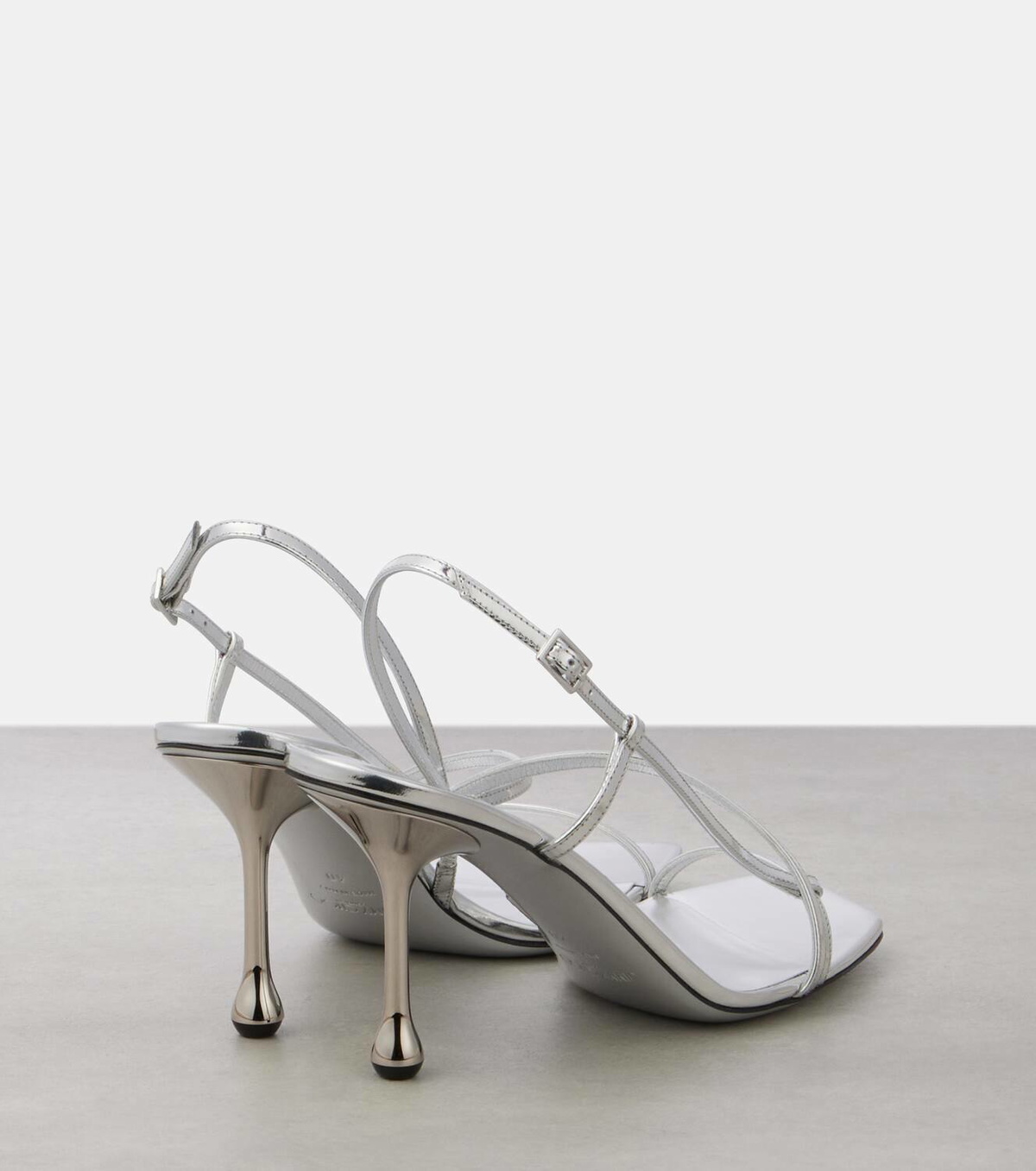Jimmy Choo Etana 80 metallic leather sandals Jimmy Choo