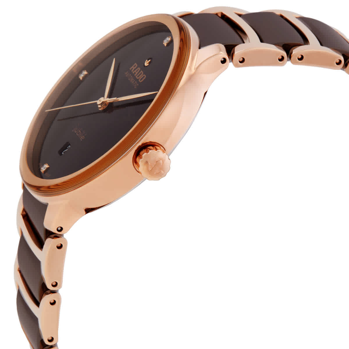 Rado Centrix Automatic Diamond Brown Dial Unisex Watch R30017712