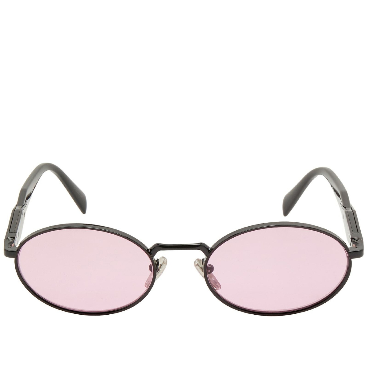 Prada Eyewear Women's PR 65ZS Sunglasses in Black/Pink