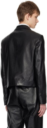 Ferragamo Black Notched Blazer