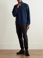 Lululemon - Steady State Cotton-Blend Jersey Half-Zip Sweatshirt - Blue