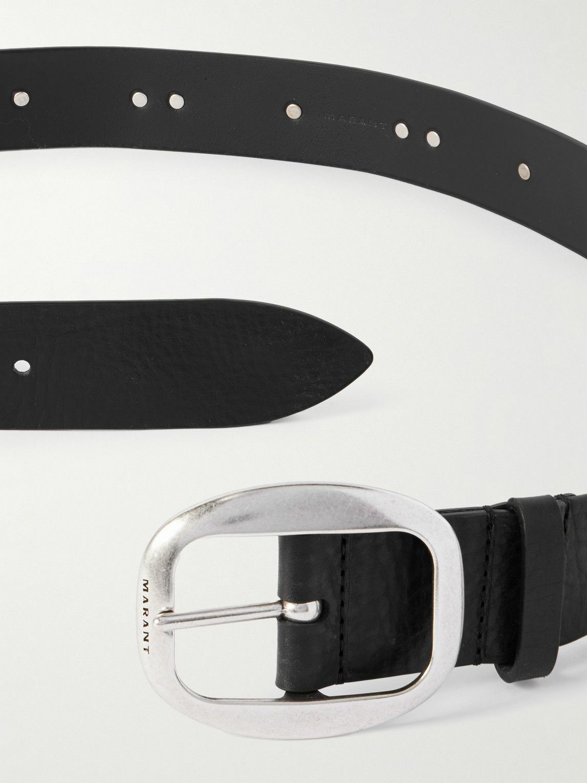 Marant - Santa Fe 4cm Embellished Leather Belt - Black