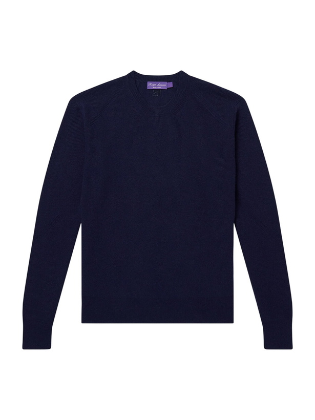 Photo: Ralph Lauren Purple label - Cashmere Sweater - Blue