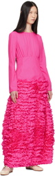 Molly Goddard Pink Phillis Maxi Dress