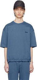 ZEGNA Blue Crewneck Sweatshirt