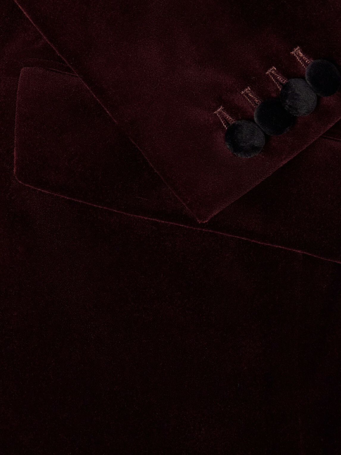 Favourbrook - Cotton-Velvet Tuxedo Jacket - Burgundy