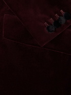 Favourbrook - Cotton-Velvet Tuxedo Jacket - Burgundy