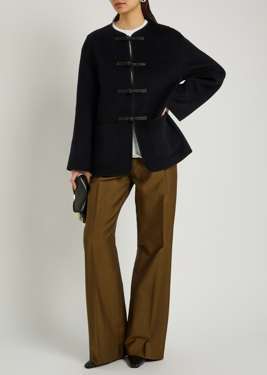 Rohe Wool and Cashmere-blend Jacket Navy
