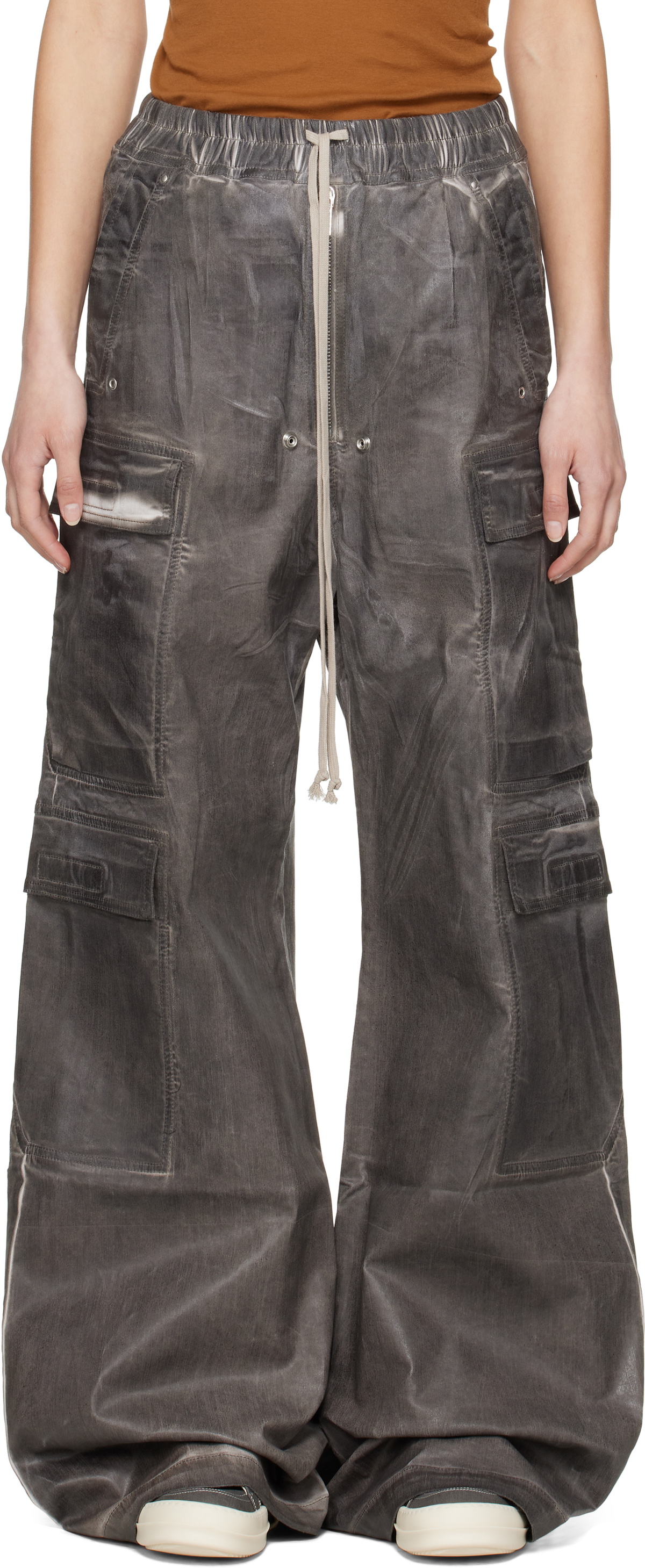 Rick Rick Owens DRKSHDW cargo bela 46 Owens Drkshdw Nylon Double