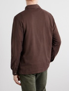 Massimo Alba - Raya Cotton-Jersey Polo Shirt - Brown