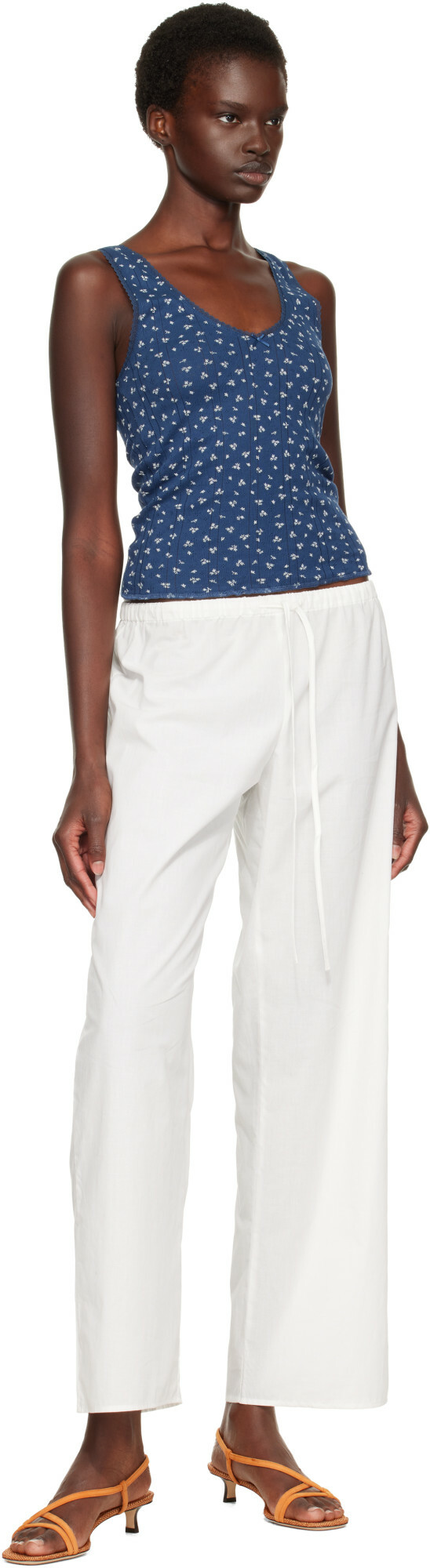 Cou Cou White 'The Pant' Lounge Pants