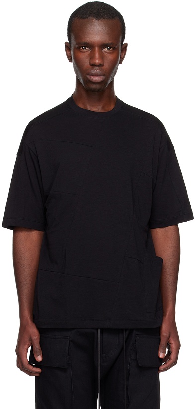Photo: The Viridi-anne Black Paneled T-Shirt