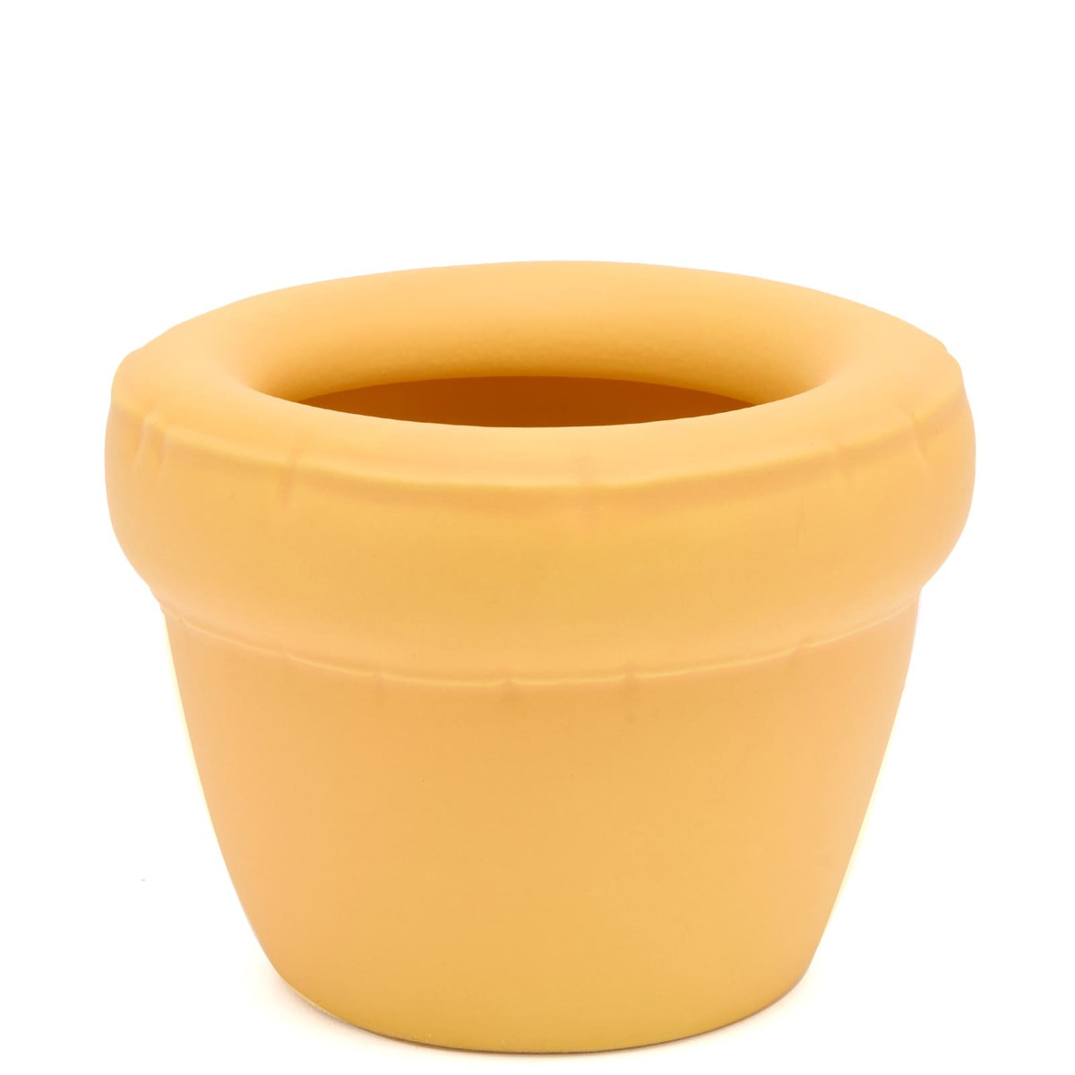 Home Studyo Louis Planter - Small in Yolk Yellow 