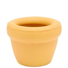 Home Studyo Louis Planter - Small in Yolk Yellow 