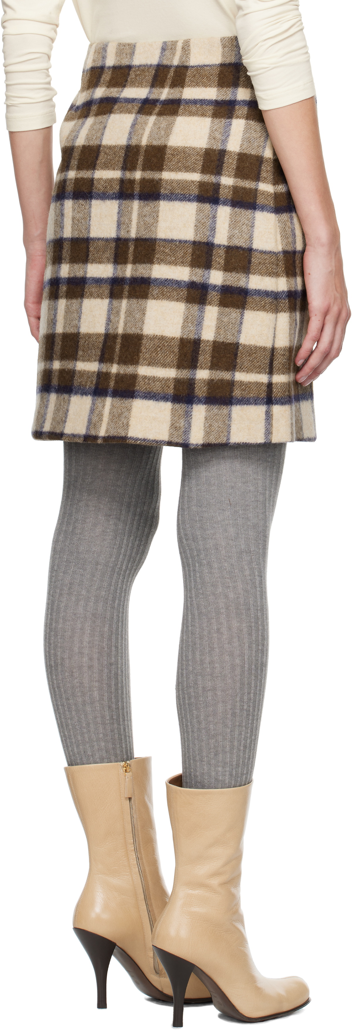 Weekend Max Mara Brown Epoca Midi Skirt