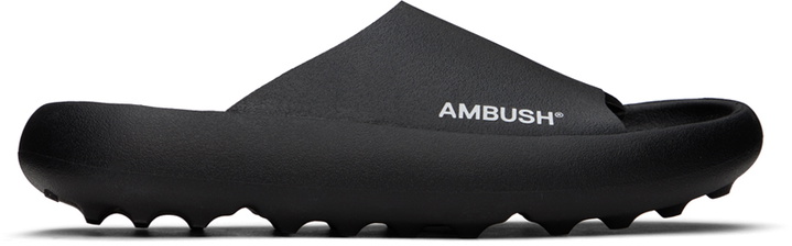 Photo: AMBUSH Black Slider Sandals