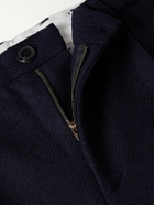 Portuguese Flannel - Pleated Wool Trousers - Blue