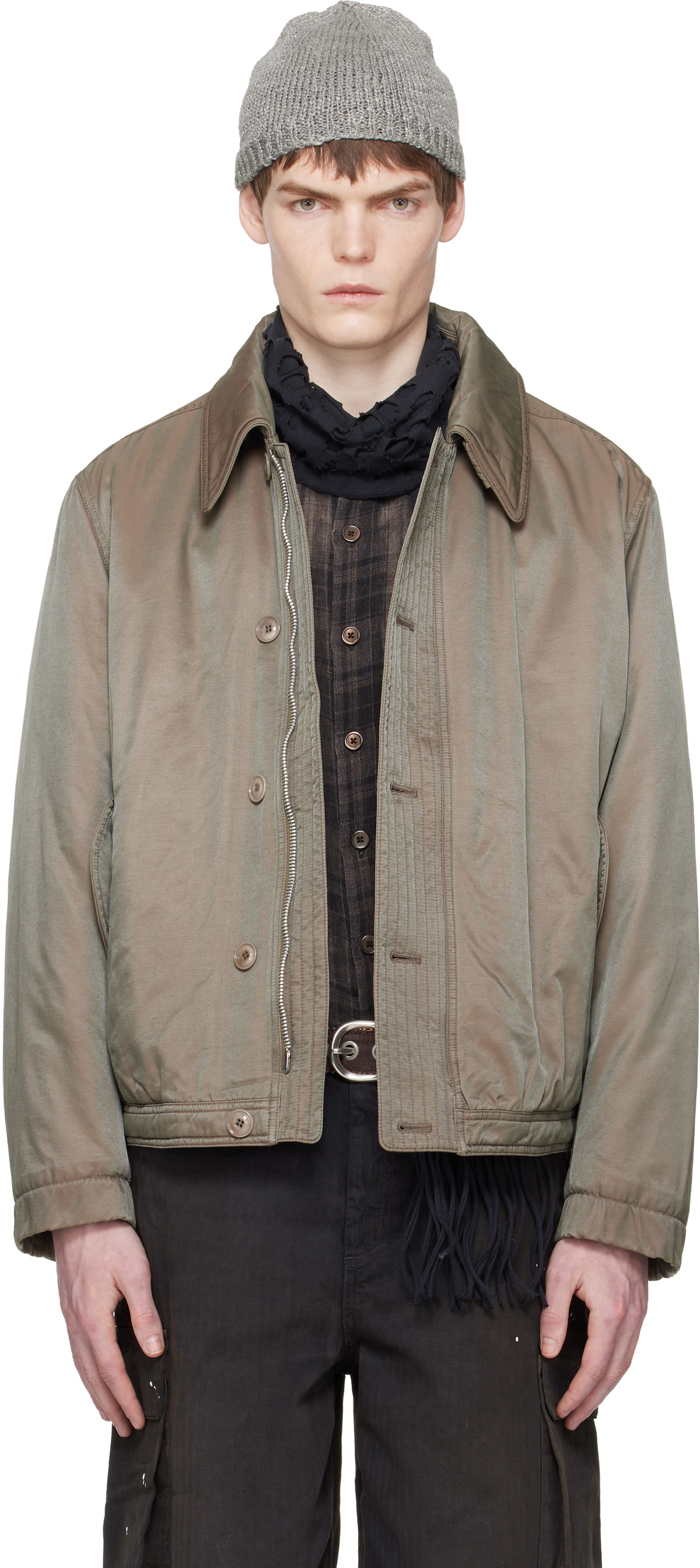 OUR LEGACY: Khaki Auto Jacket | SSENSE