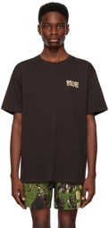 Saturdays NYC Brown Hieroglyphs T-Shirt