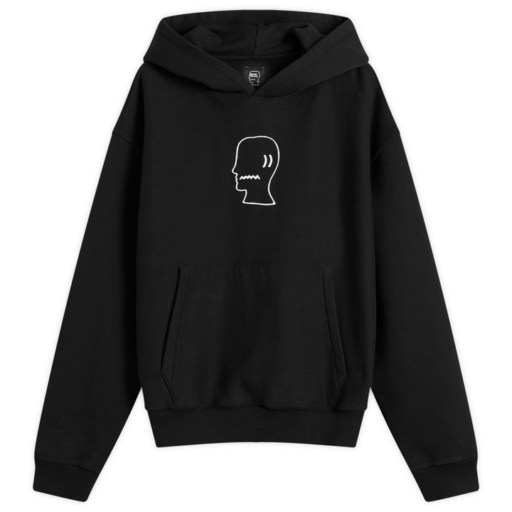 Photo: Brain Dead Men's Logo Head Hoodie in Black