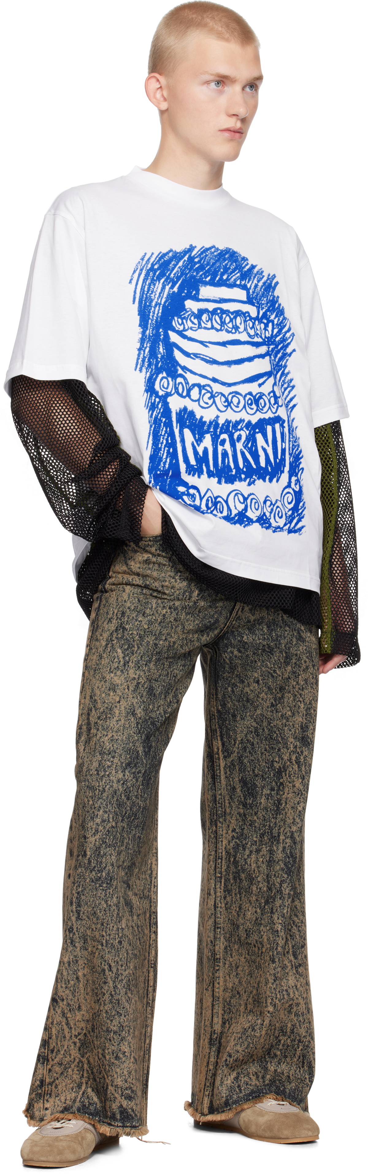 Marni White Marni 30th Anniversary T-shirt Marni