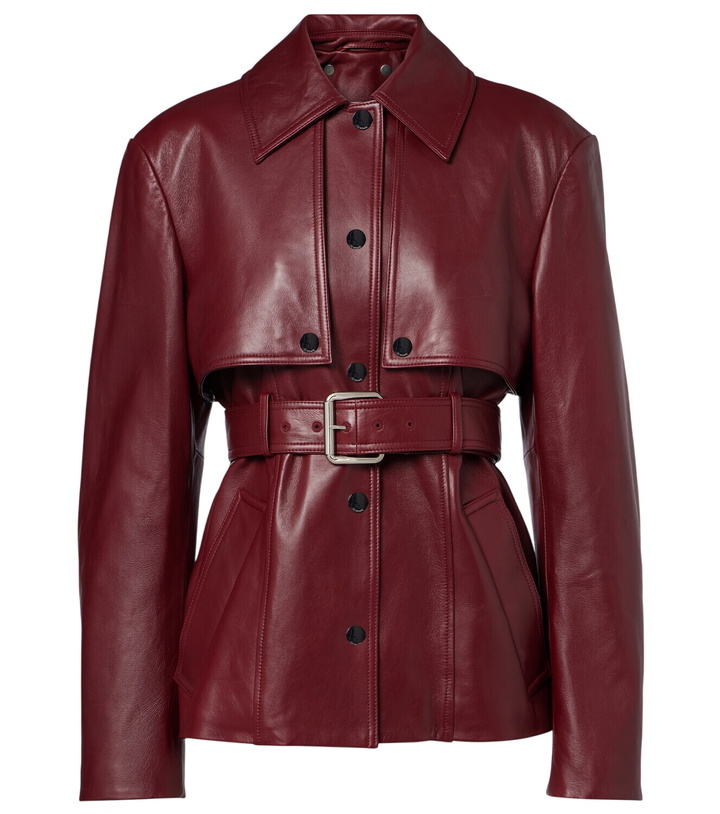 Photo: Sportmax Stenzone convertible leather jacket