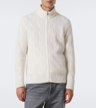 Fedeli Cable-knit cashmere cardigan