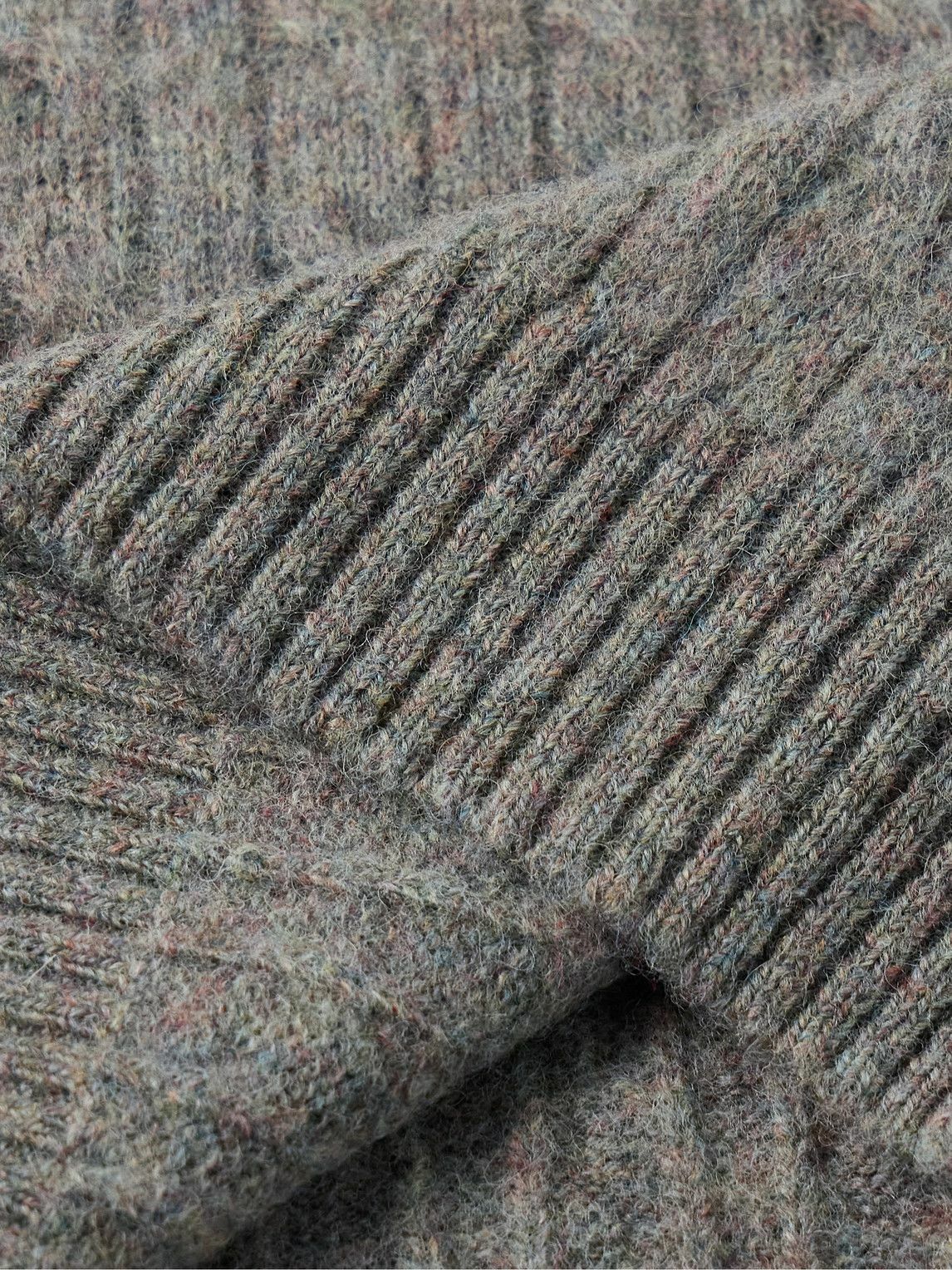 Sid Mashburn - Cable-Knit Wool Sweater - Gray