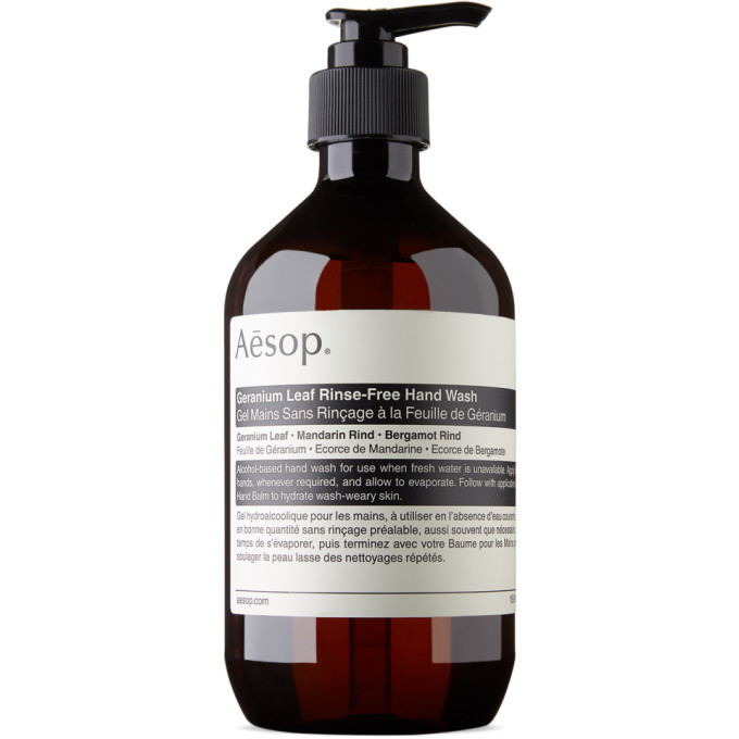 Aesop Geranium Leaf Rinse-Free Hand Wash, 500 mL Aesop