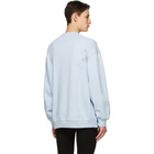 Givenchy Blue Embroidered Refracted Sweatshirt