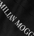 Maximilian Mogg - Ribbed Silk-Blend Over-the-Calf Socks - Black