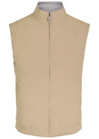 Aurélien Quilted Reversible Shell Gilet Beige