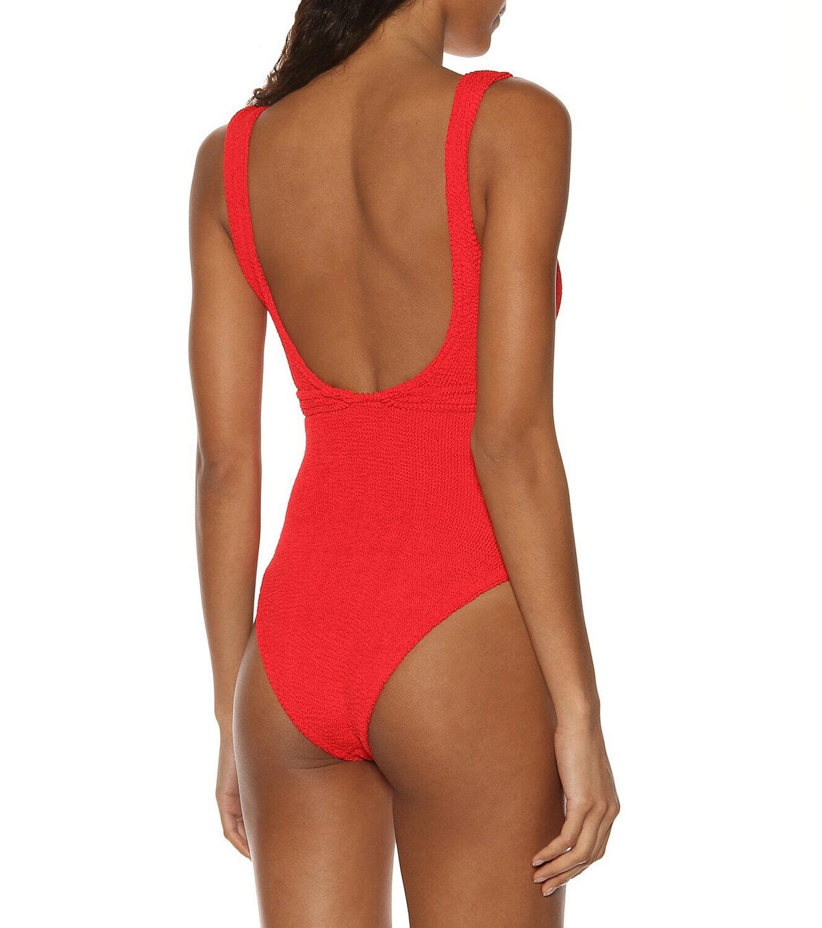 HUNZA G, Solitaire Belted Swimsuit