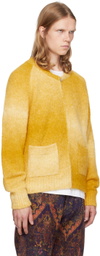 Sunflower Yellow Ombre Cardigan