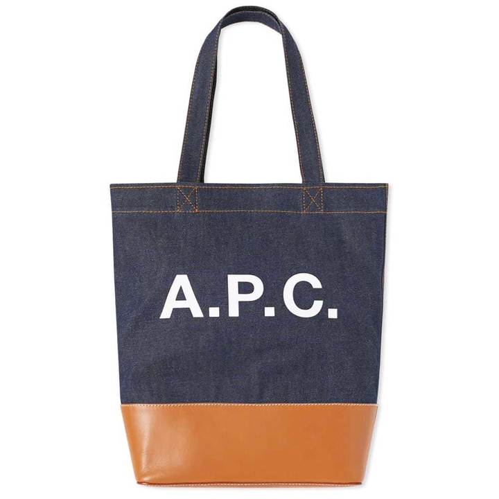 Photo: A.P.C. Axel Denim Tote Bag Brown