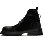 Marsèll Black Carraucola Reversed Leather Boots