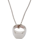 Dsquared2 Silver Ring Pendant Necklace