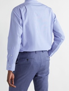 SID MASHBURN - End-on-End Cotton Shirt - Blue
