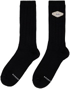 ADER error Black Fluic Socks