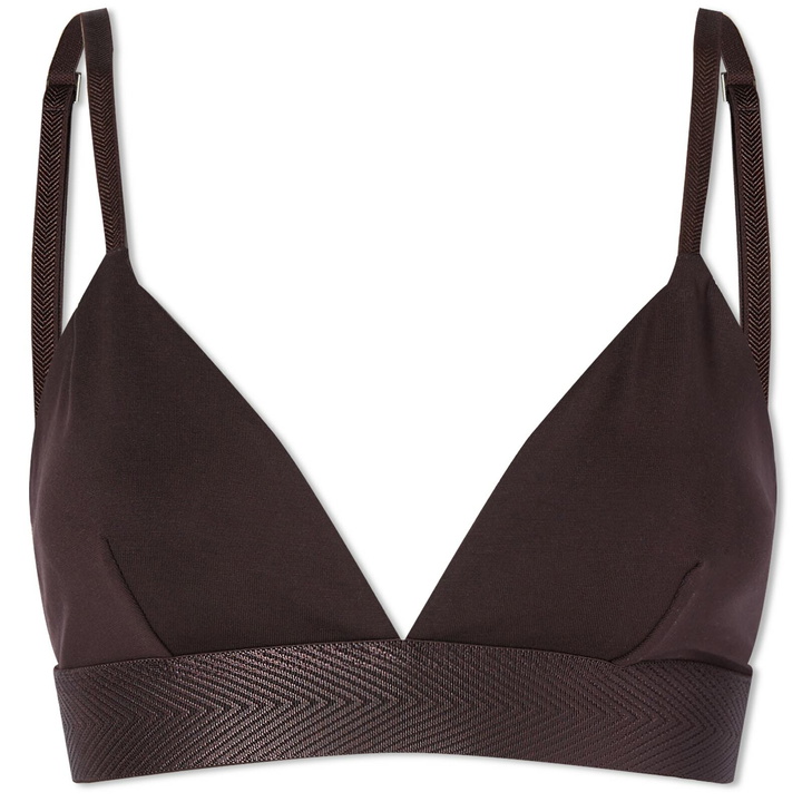 Photo: CDLP Women's Triangle Bralette in Brown