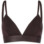 CDLP Women's Triangle Bralette in Brown