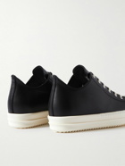 Rick Owens - Leather Sneakers - Black
