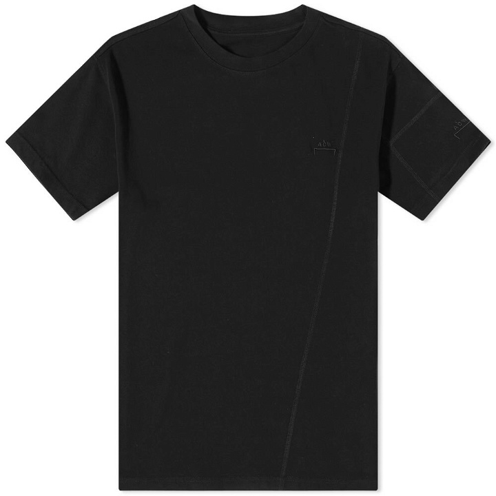 Photo: A-COLD-WALL* Men's Essential Tonal Logo T-Shirt in Black