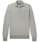 Loro Piana - Roadster Striped Cashmere Half-Zip Sweater - Men - Gray